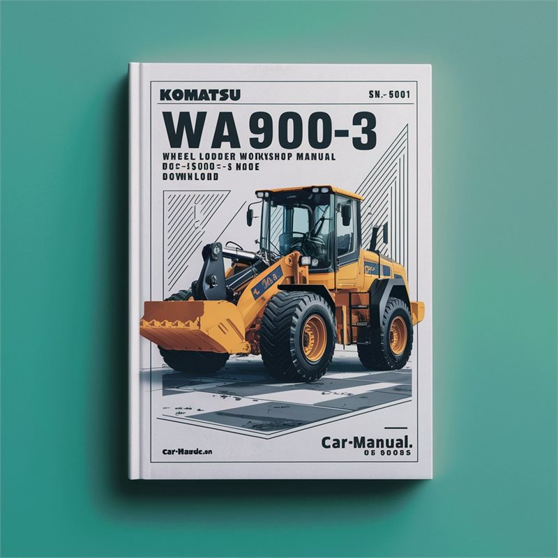 Komatsu WA900-3 Wheel Loader Service Repair Workshop Manual  (SN: 50001 and up)