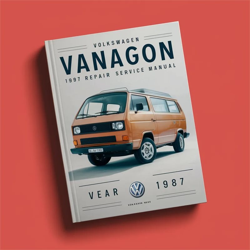Volkswagen Vanagon 1987 Repair Service Manual 