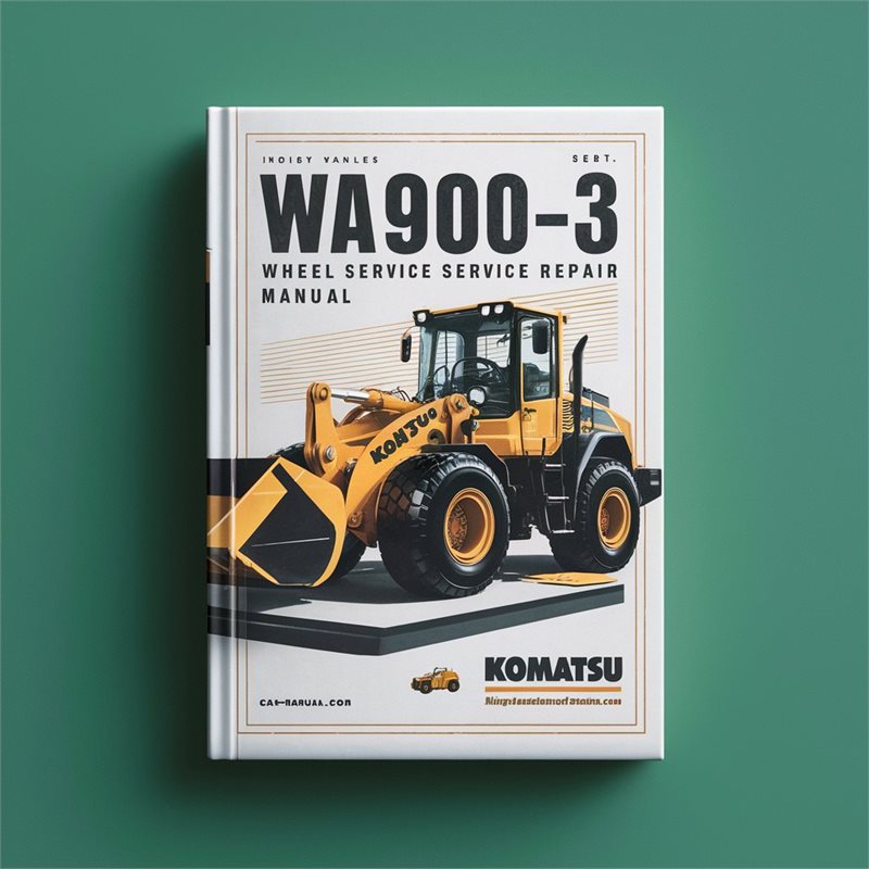 Komatsu WA900-3 Wheel Loader Shop Service Repair Manual 