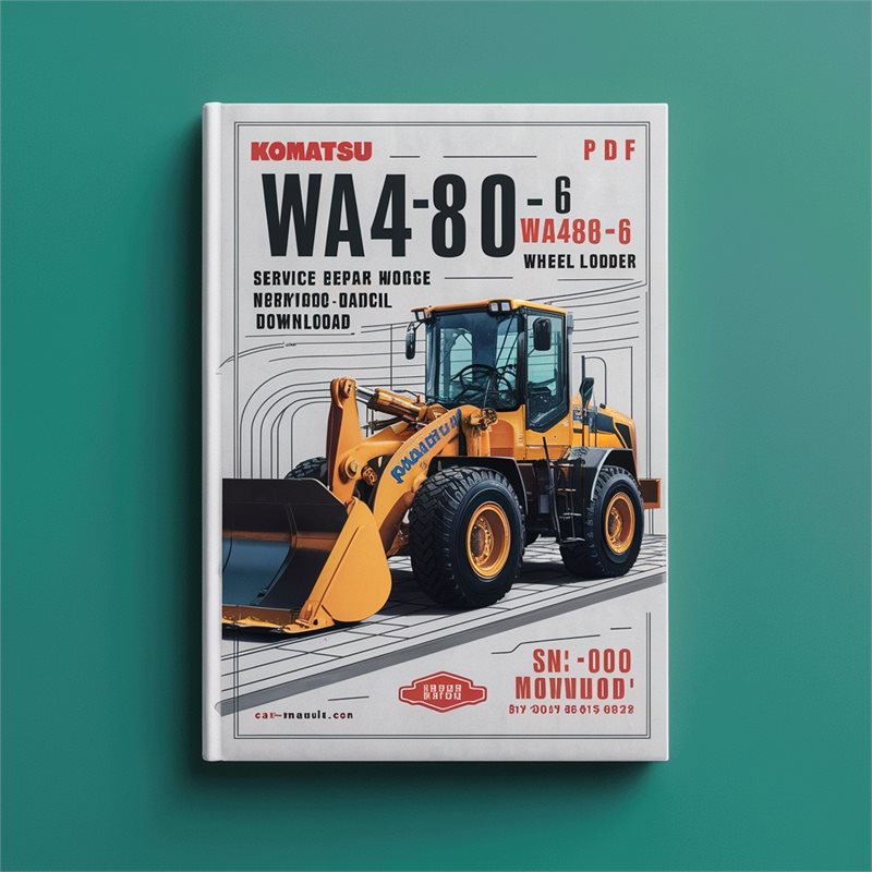 Komatsu WA470-6 WA480-6 Wheel Loader Service Repair Workshop Manual  (SN: 85001 and up)
