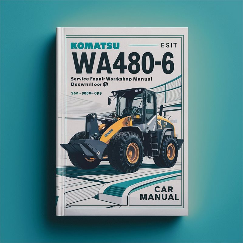 Komatsu WA470-6 WA480-6 Wheel Loader Service Repair Workshop Manual  (SN: 90001 and up)
