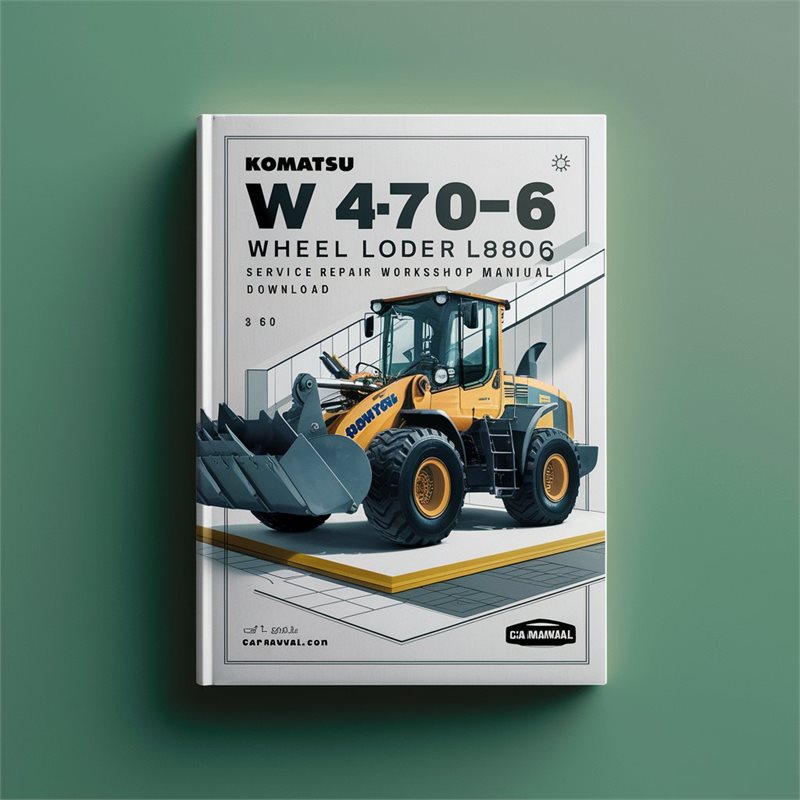 Komatsu WA470-6 WA480-6 Wheel Loader Service Repair Workshop Manual  (SN: A46001 and up A48001 and up)