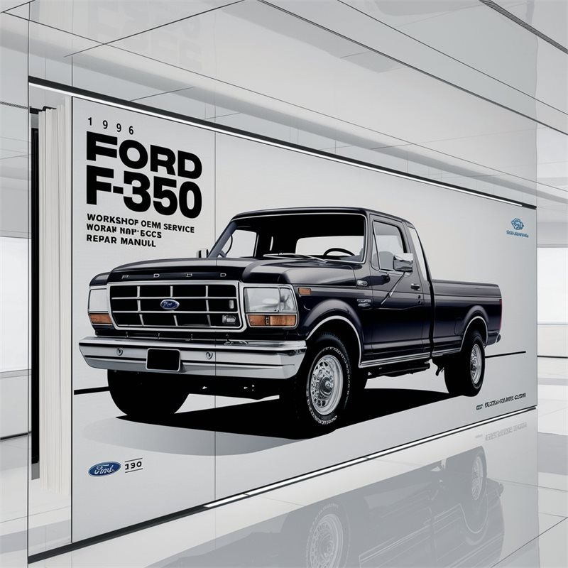1996 Ford F350 F-350 Workshop OEM Service Repair Manual 
