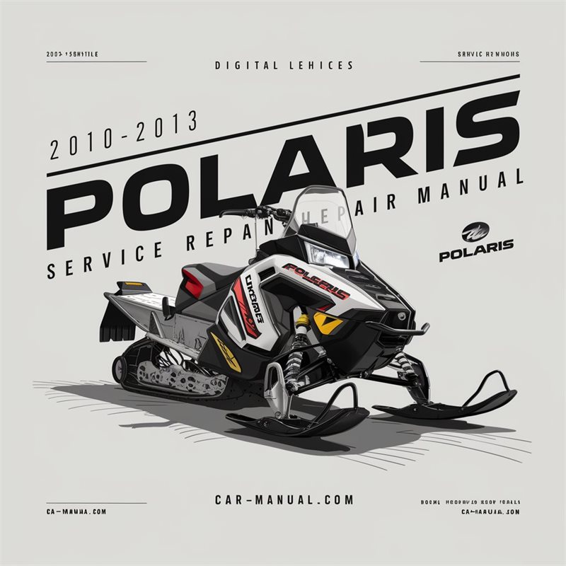 2010 2011 2012 2013 Polaris Snowmobile Service Repair Manual 600 800 Rush Pro RMK Assault Indy Switchback 