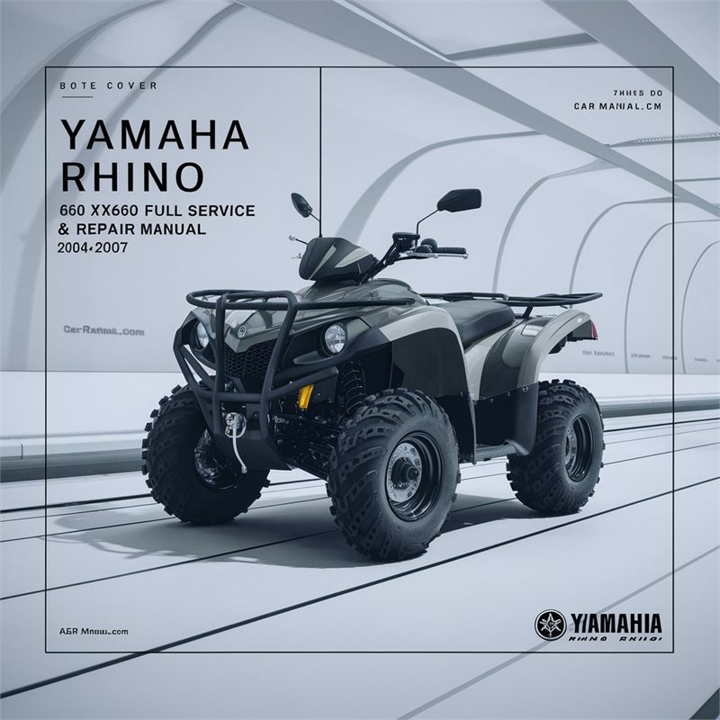 Yamaha RHINO 660 YXR660 ATV Full Service & Repair Manual 2004-2007 