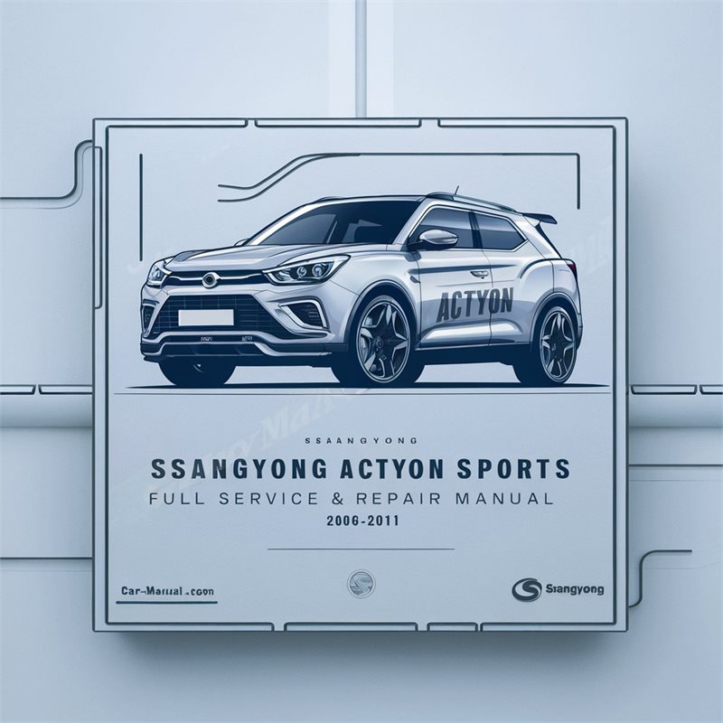 SSANGYONG ACTYON SPORTS Full Service & Repair Manual 2006-2011 