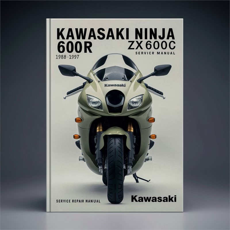 Kawasaki Ninja 600R ZX600C 1988-1997 Service Repair Manual 