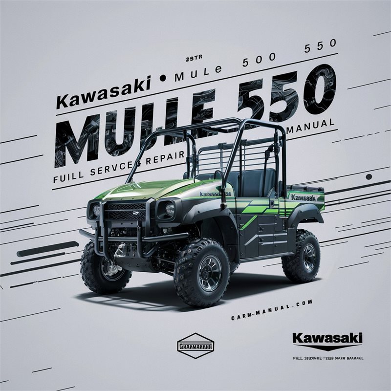 KAWASAKI MULE 500 550 Full Service & Repair Manual 