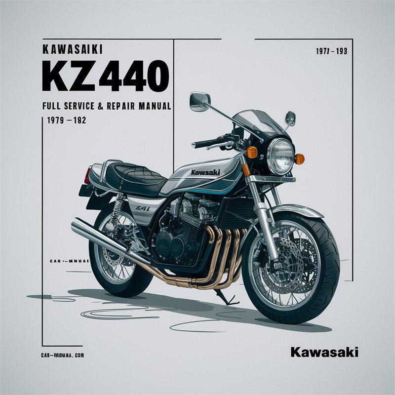 KAWASAKI KZ440 Motorcycle Full Service & Repair Manual 1979-1982 