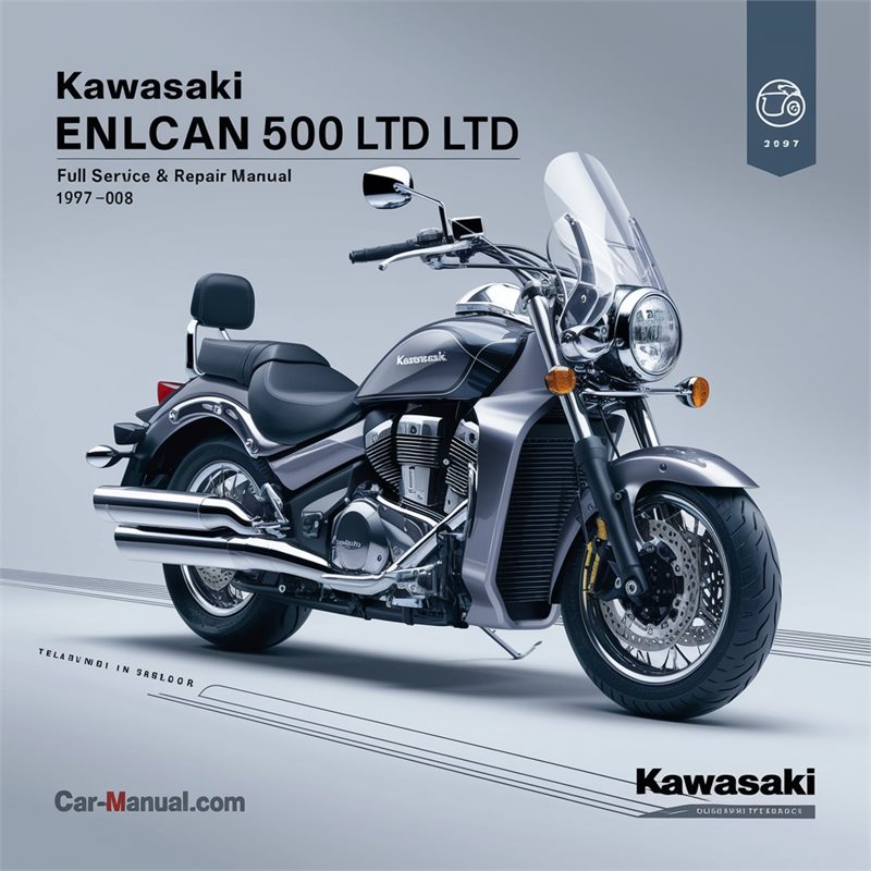 KAWASAKI EN500 VULCAN 500 LTD Full Service & Repair Manual 1997-2008 