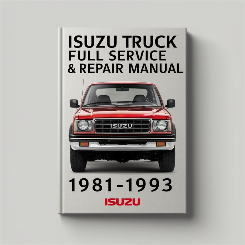 ISUZU Truck Full Service & Repair Manual 1981-1993 
