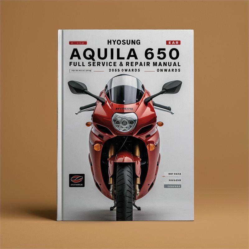 HYOSUNG AQUILA 650 GV650 Full Service & Repair Manual 2005-ONWARDS 
