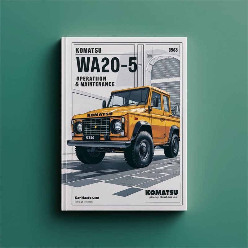 Komatsu WA20-2 WA30-5 WA40-3 WA50-3 operation & maintenance