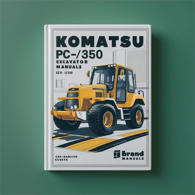 Komatsu PC-300/350 (English) Excavator ManualS 
