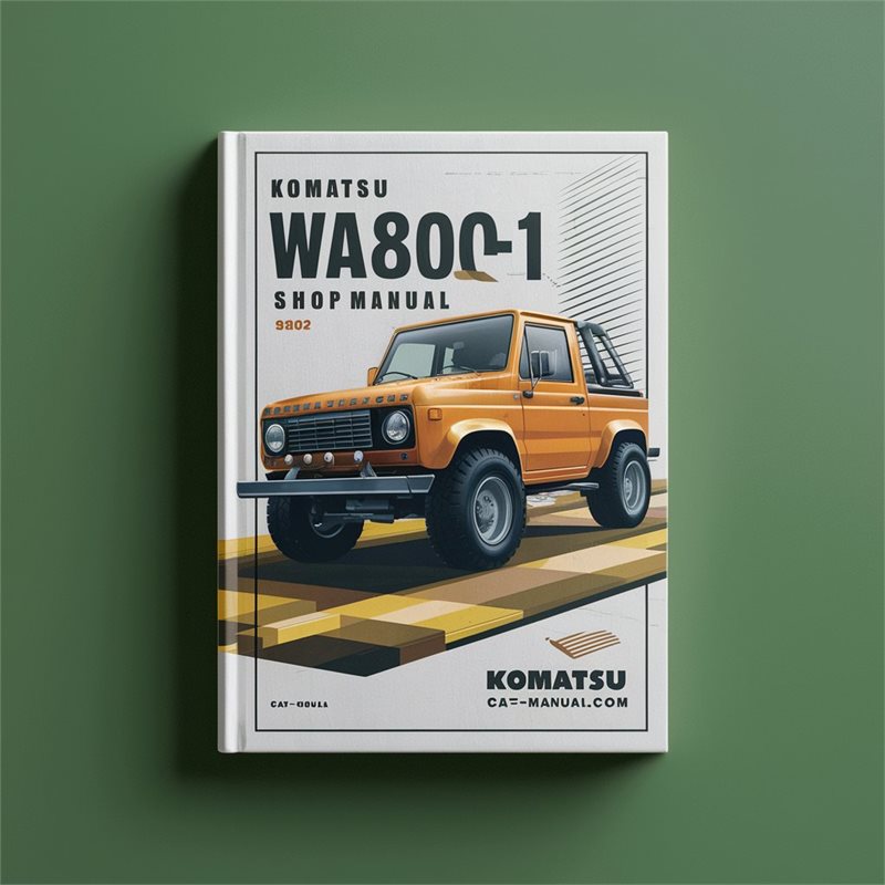 Komatsu WA800-1 and WA800-2 shop Manual 