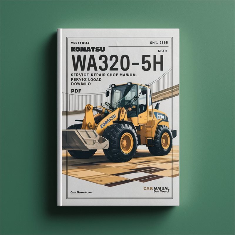 Komatsu WA320-5H Wheel Loader Service Repair Shop Manual  (SN: H50051 and up)