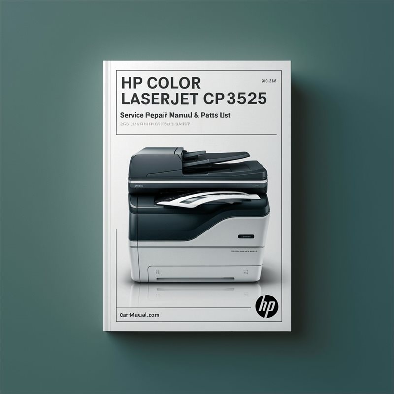 HP Color Laserjet CP3525 Service Repair Manual & Parts List 