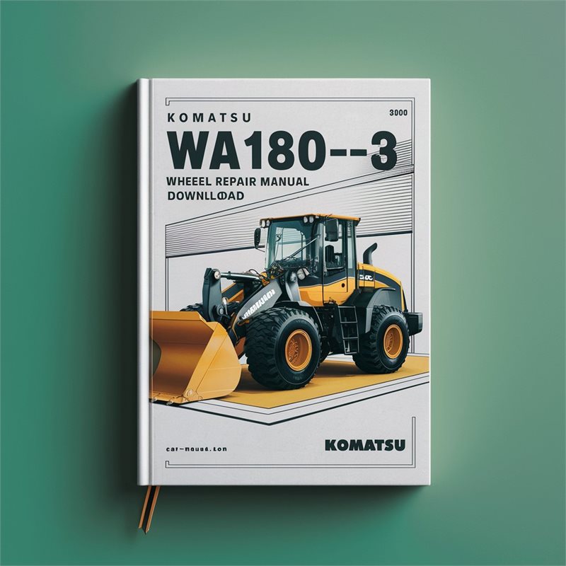 Komatsu WA180-3 WA180L-3 Wheel Loader Service Repair Manual  (SN: A80001 and up 54001 and up)