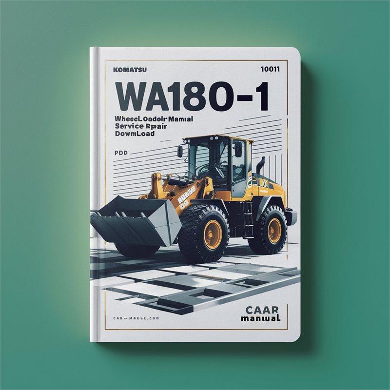 Komatsu WA180-1 Wheel Loader Service Repair Manual  (SN: 10001 and up)