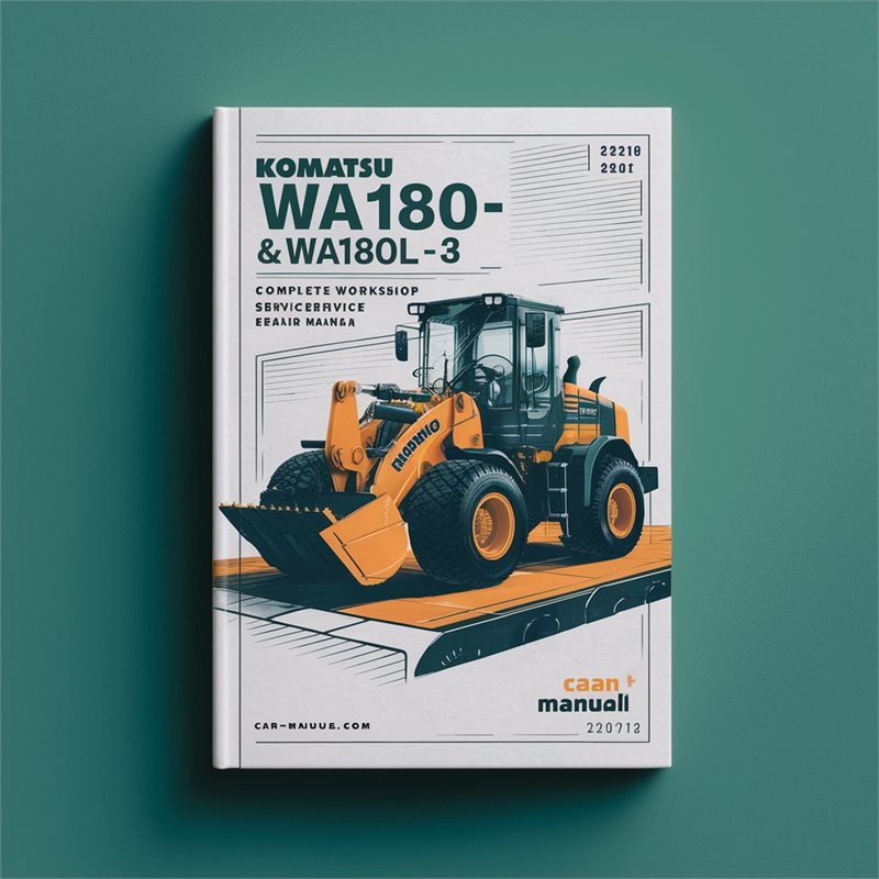 Komatsu WA180-3 & WA180L-3 Wheel Loader Complete Workshop Service Repair Manual 