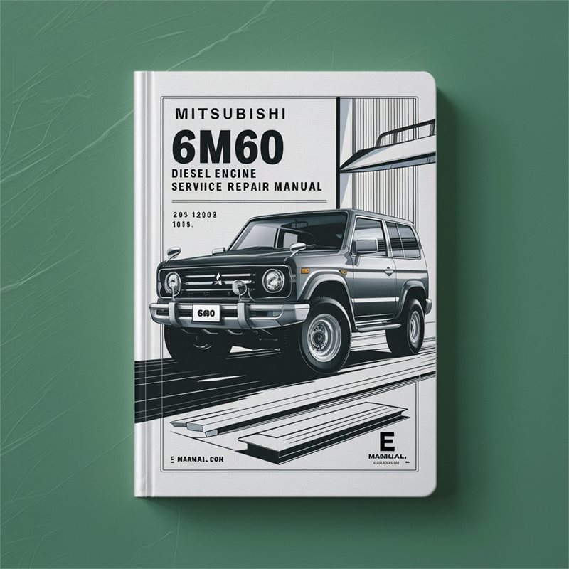 Mitsubishi 6M60 Diesel Engine Service Repair Manual 