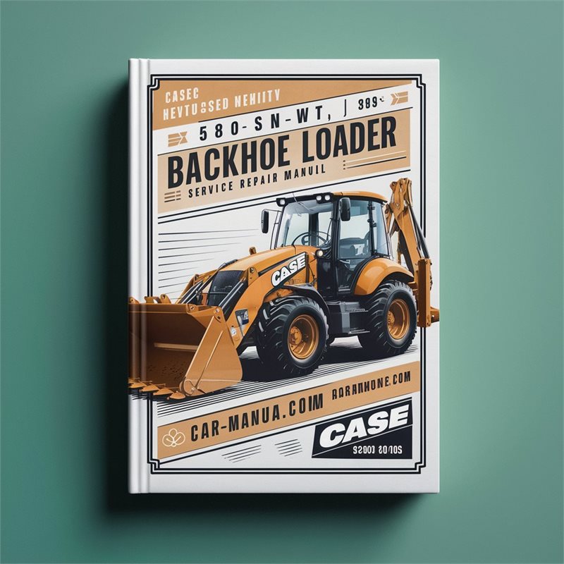 CASE 580N 580SN-WT 580SN 590SN Backhoe Loader Service Repair Manual 