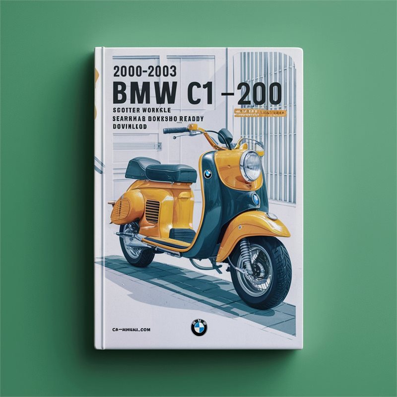 2000-2003 BMW C1 C1-200 Scooter Workshop Repair & Service Manual (Searchable  Bookmarked iPad-ready) 