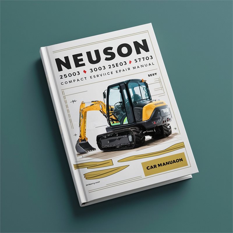 Neuson 2503 3003 3503 3703 Compact Excavator Workshop Service Repair Manual 
