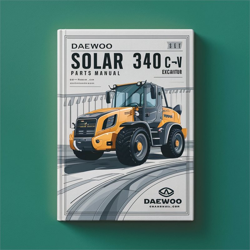 Daewoo Solar 340LC-V Excavator Parts Manual 