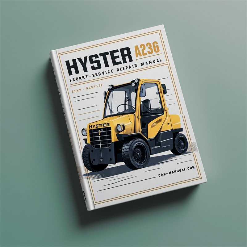 Hyster A236 (H400HDS) Forklift Service Repair Manual 