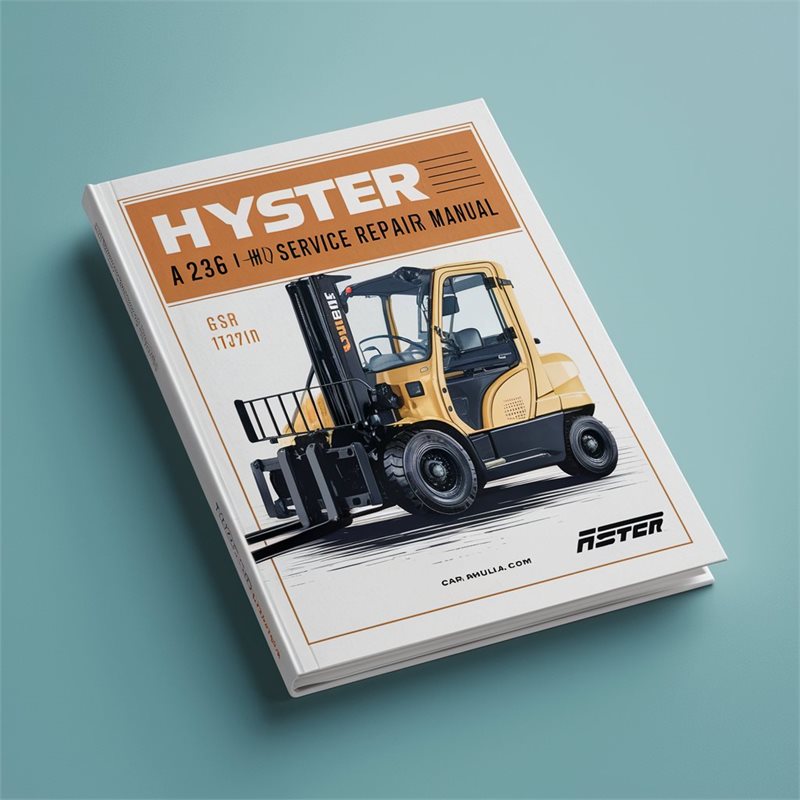 Hyster A236 (H450HD) Forklift Service Repair Manual 