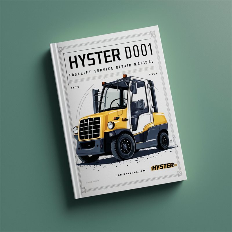Hyster D001 (H25XM) Forklift Service Repair Manual 