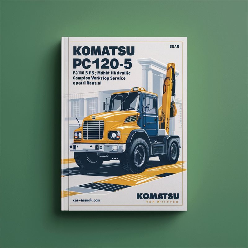 Komatsu PC100-5 PC120-5 PC120-5 Mighty Hydraulic Excavator Complete Workshop Service Repair Manual 