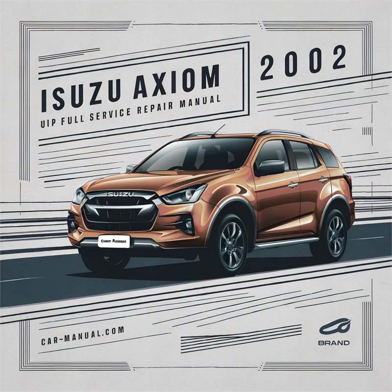 ISUZU AXIOM UP 2002 Full Service Repair Manual 