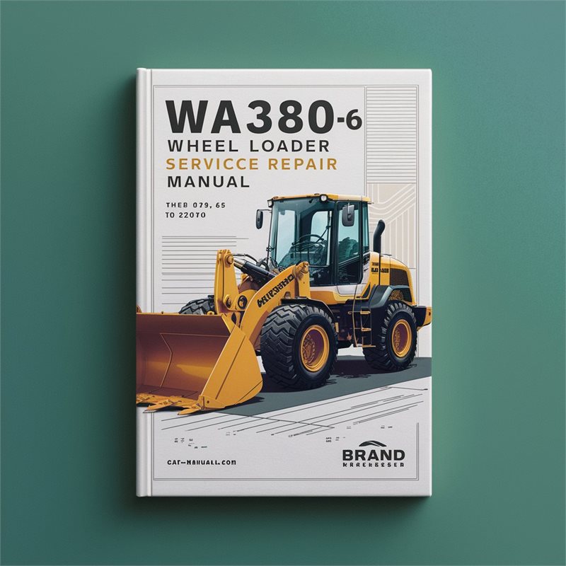 WA380-6 Wheel Loader Service Shop Repair Manual 