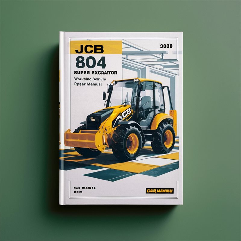 JCB 804 Super Mini Excavator Workshop Service Repair Manual 