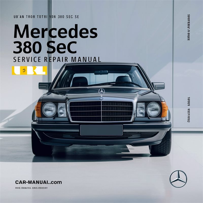Mercedes 380 SEC 1982-1983 Service Repair Manual 