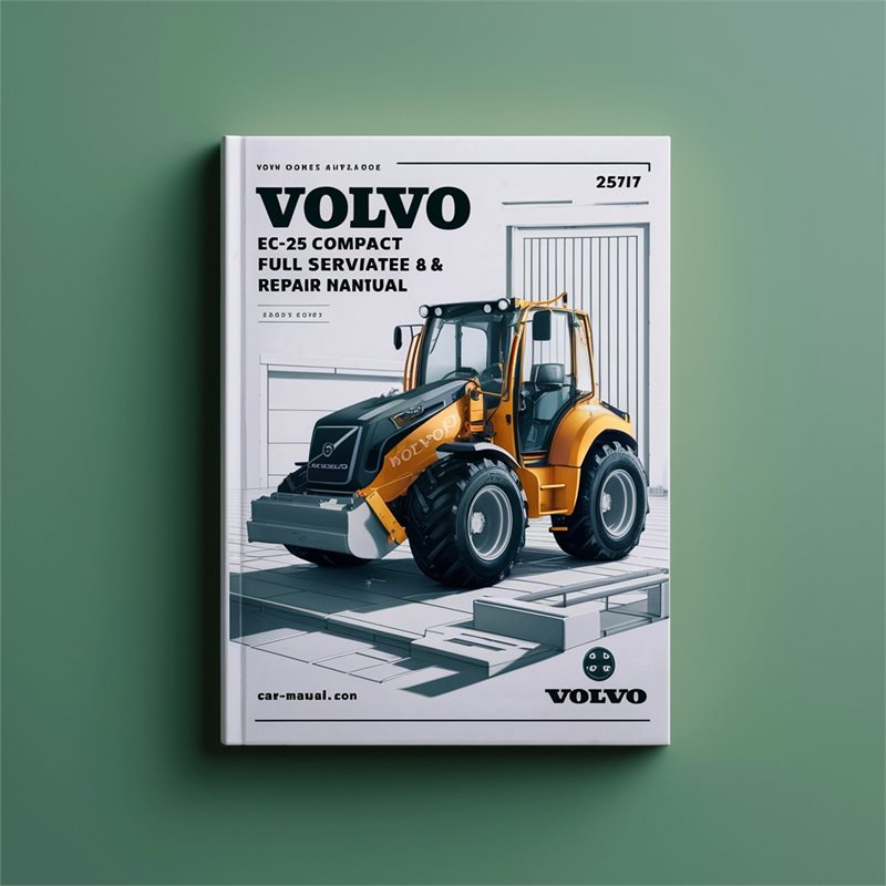 Volvo EC-25 Compact Excavator Full Service & Repair Manual 