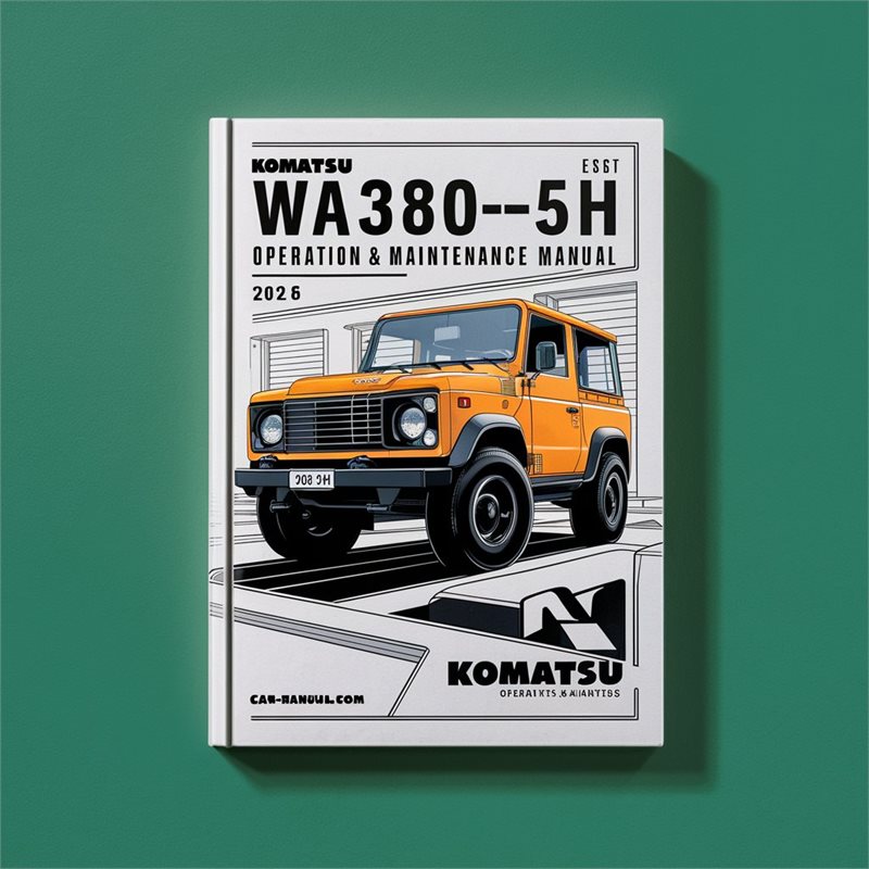 Komatsu WA380-5H Operation & Maintenance Manual 