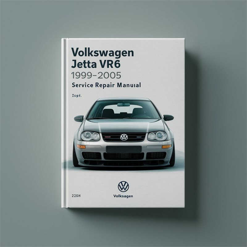 Volkswagen Jetta 2.8L VR6 1999-2005 Service Repair Manual 