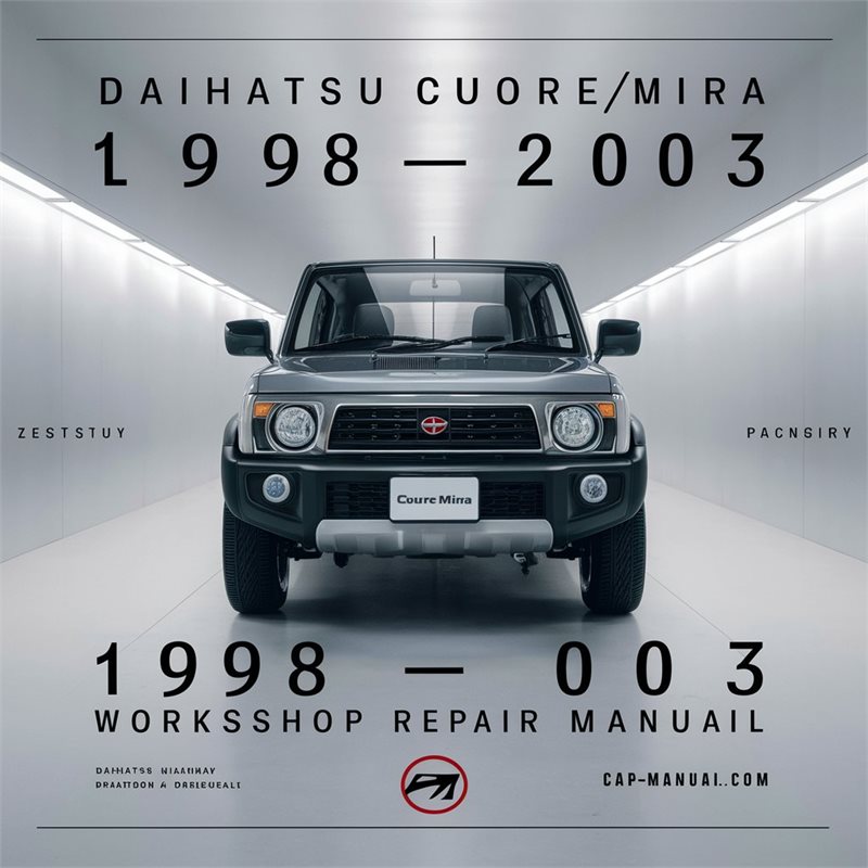 DAIHATSU CUORE/MIRA L701 1998-2003 Workshop Repair Manual 