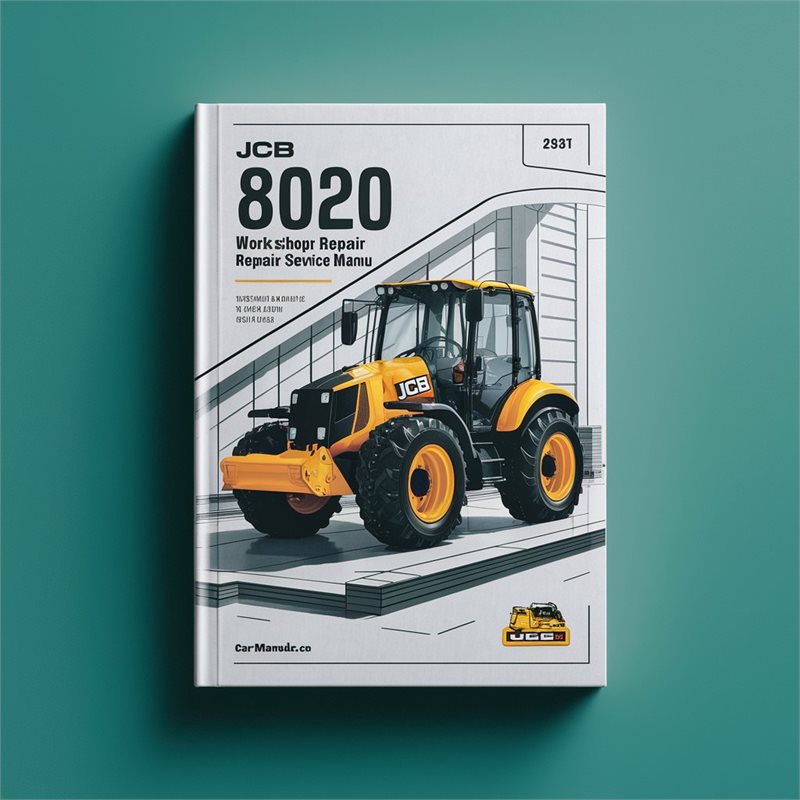 JCB 8020 Excavator Workshop Repair Service Manual 