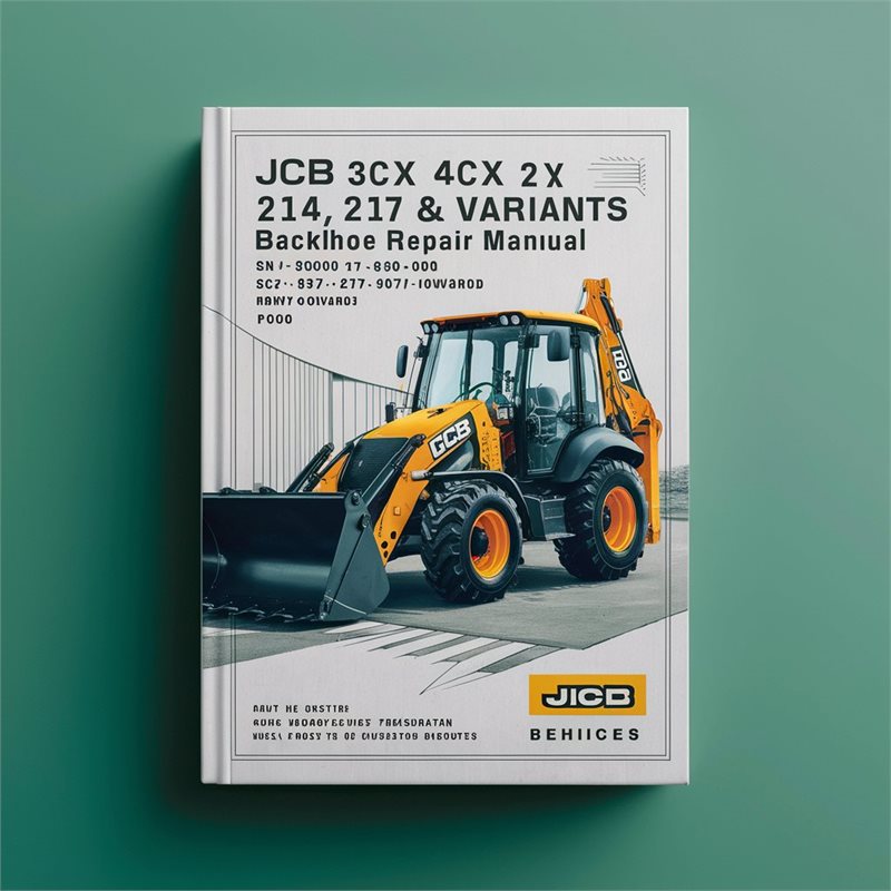 JCB 3CX/4CX/214e/214/215/217 Backhoe Loader Service Repair Manual