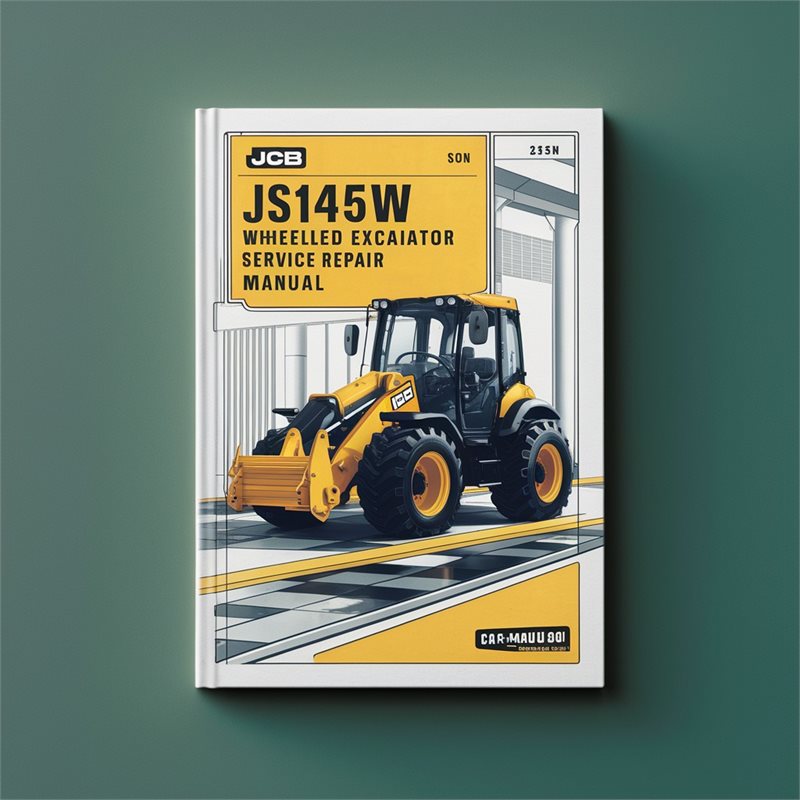 JCB JS145W JS165W Wheeled Excavator Service Repair Manual 