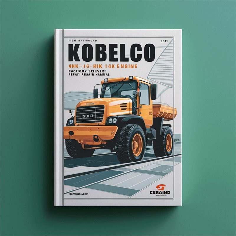 Kobelco 4HK1-6HK1 Isuzu Engine Factory Service Repair Manual 