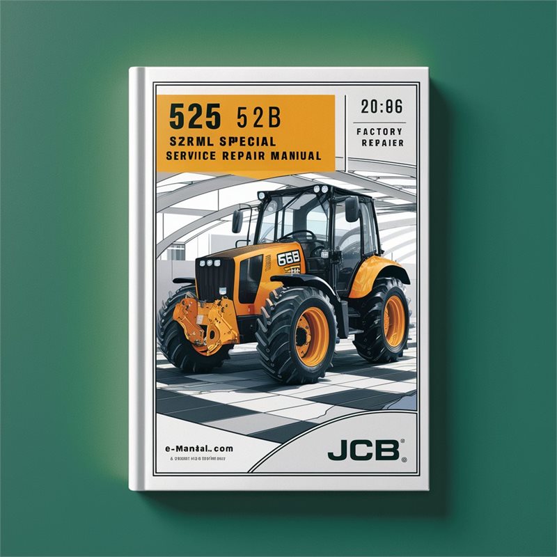 JCB 525 525B 525BHL 525B Farm Special Factory Service Repair Manual 