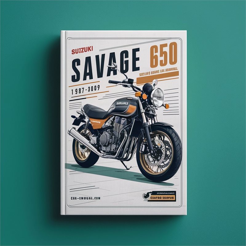 Suzuki Savage 650 1987-2009 Workshop Service Repair Manual 