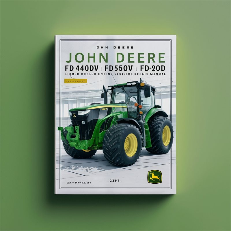 John Deere FD440V FD501V FD590V FD620D Liquid Cooled Engine K Series Complete Workshop Service Repair Manual 