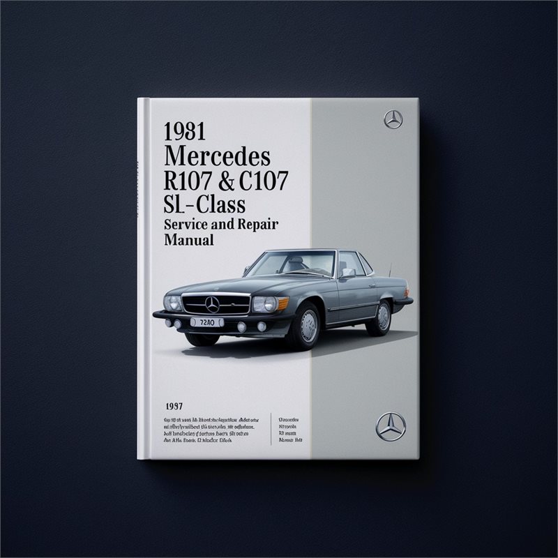1981 Mercedes R107 & C107 SL-Class Service and Repair Manual 