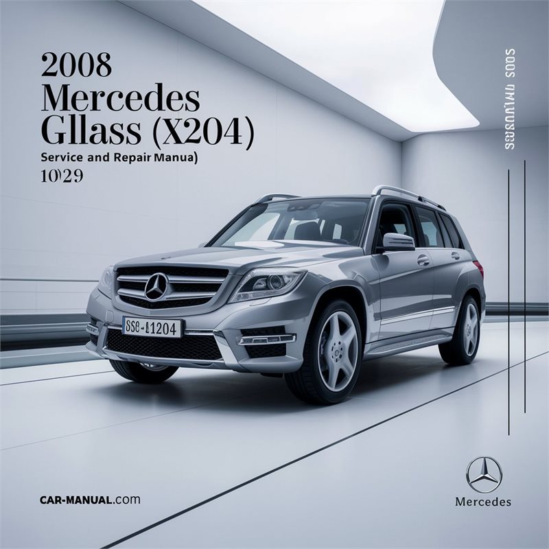 2008 Mercedes GLK-Class (X204) Service and Repair Manual 